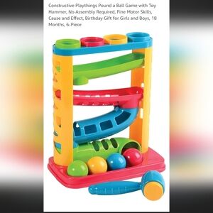 Hammer Ball Ramp Colorful Baby Toy